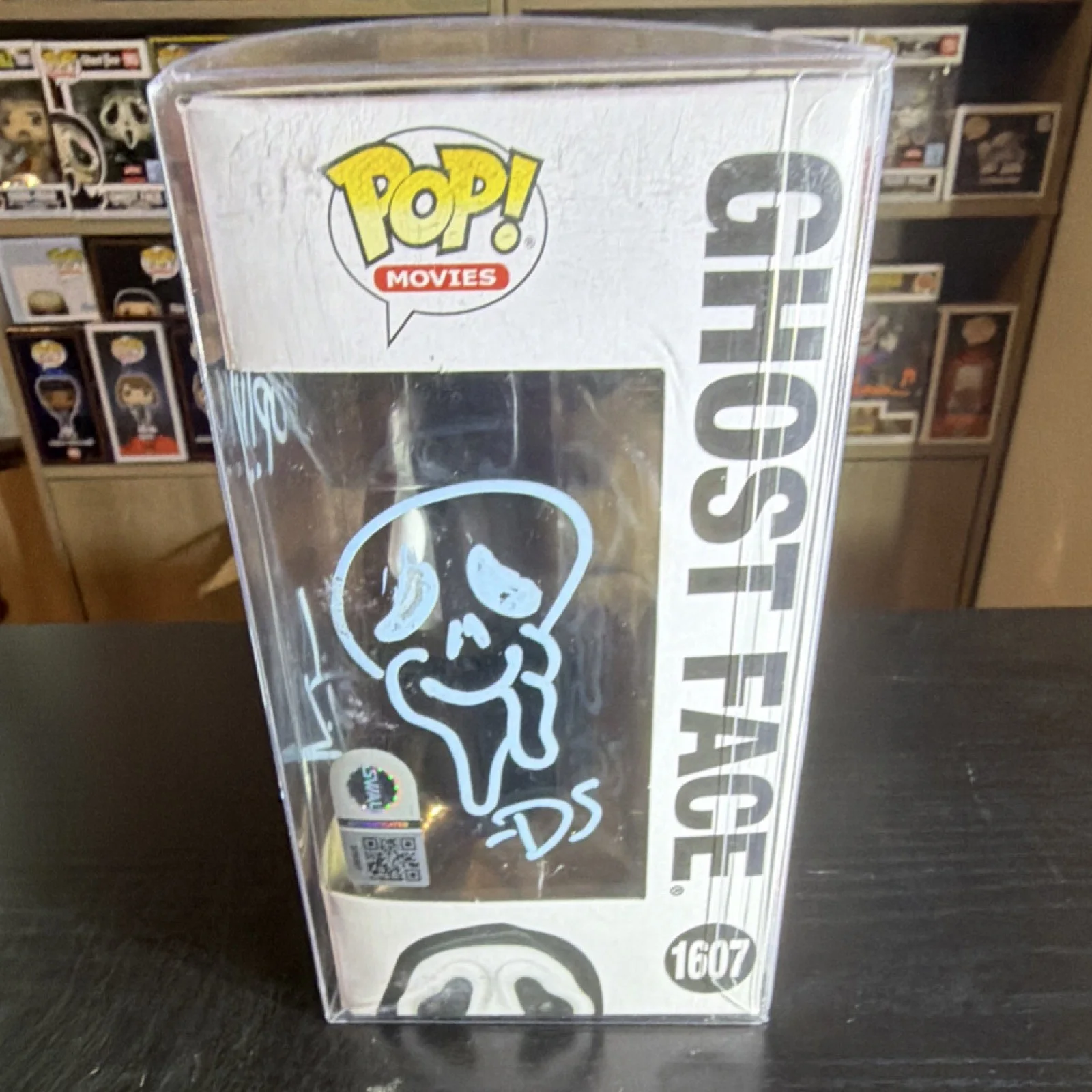 DS — Funko Pop Ghost Face SWAU Authenticated Autographed Signed by Dave Sheridan, image 2