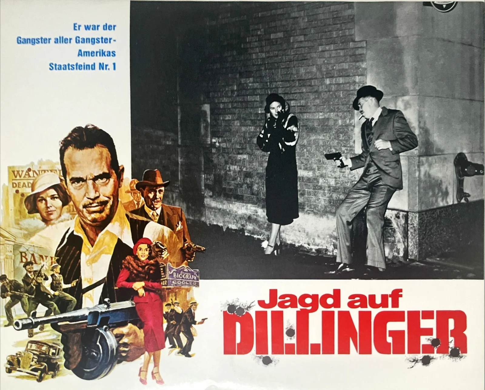 Lobby cards (14): "Dillinger" Exploitation Warren Oates John Milius (1973), image 4