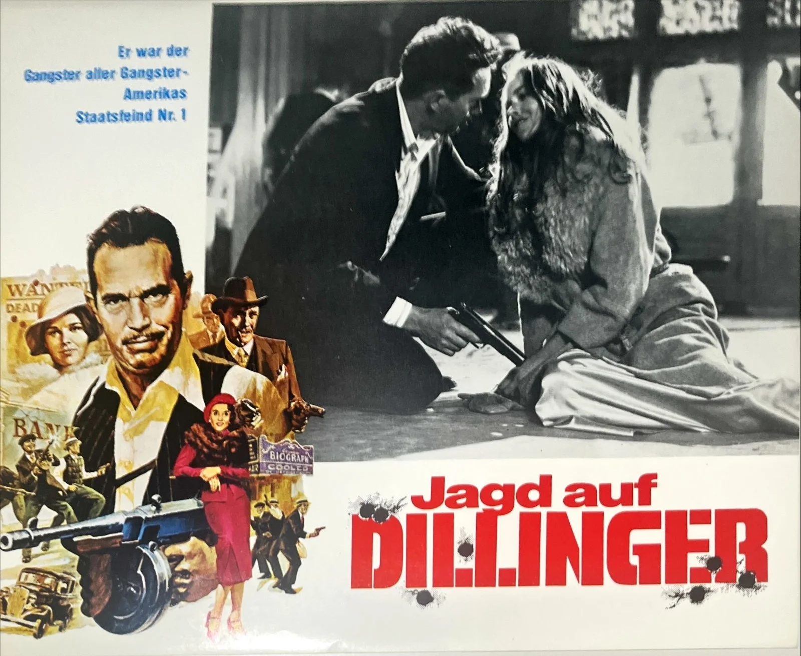 Lobby cards (14): "Dillinger" Exploitation Warren Oates John Milius (1973), image 5