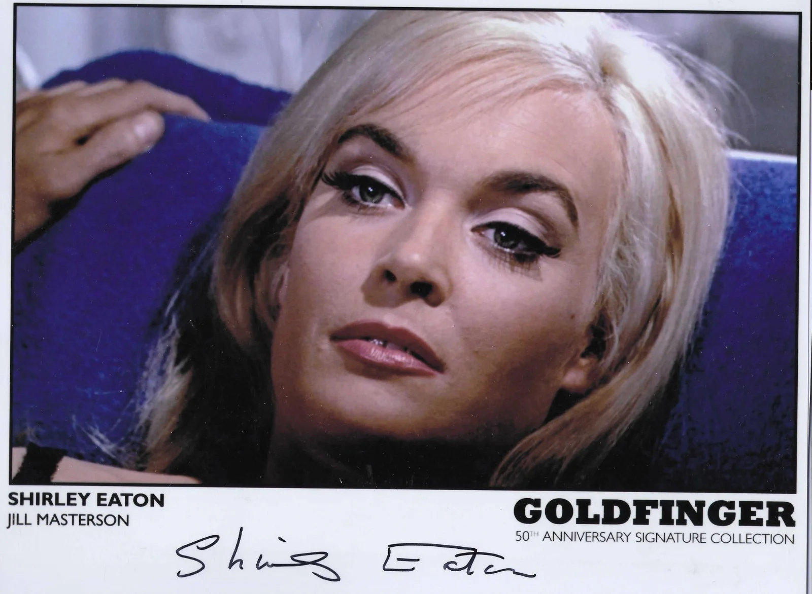 Shirley Eaton — SHIRLEY EATON - Signed GOLDFINGER striking photo 8x10 w. COA