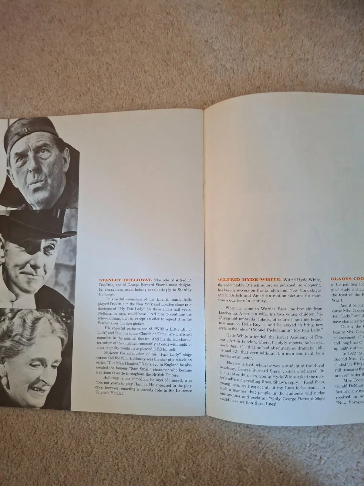 My Fair Lady Souvenir Programme 1964 Film Press Release Audrey Hepburn, image 5