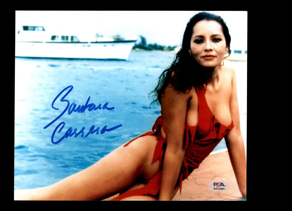 Barbara Carrera — Barbara Carrera PSA DNA Signed 8x10 Photo James Bond Autograph