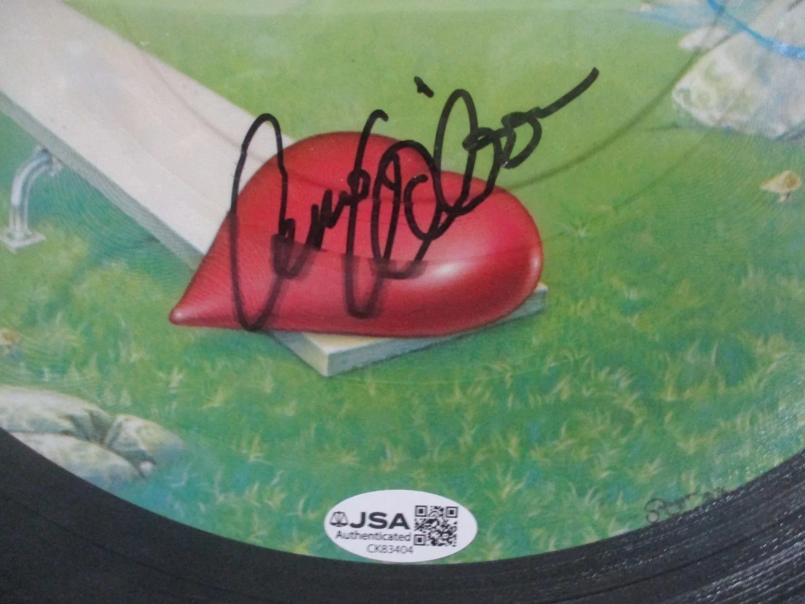 HEART JSA CERTIFIED AUTHENTIC AUTOGRAPHED/SIGNED PICTURE DISC ANN & NANCY WILSON, image 5