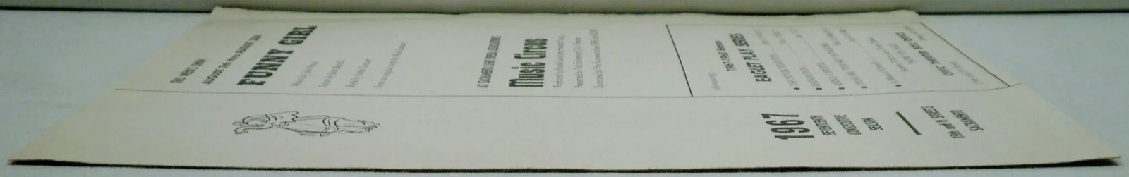 Ann B Davis, Mark Richman — Music Circus Funny Girl 1967 Program Signed by Ann B Davis & Mark Richman Sac CA, изображение 5