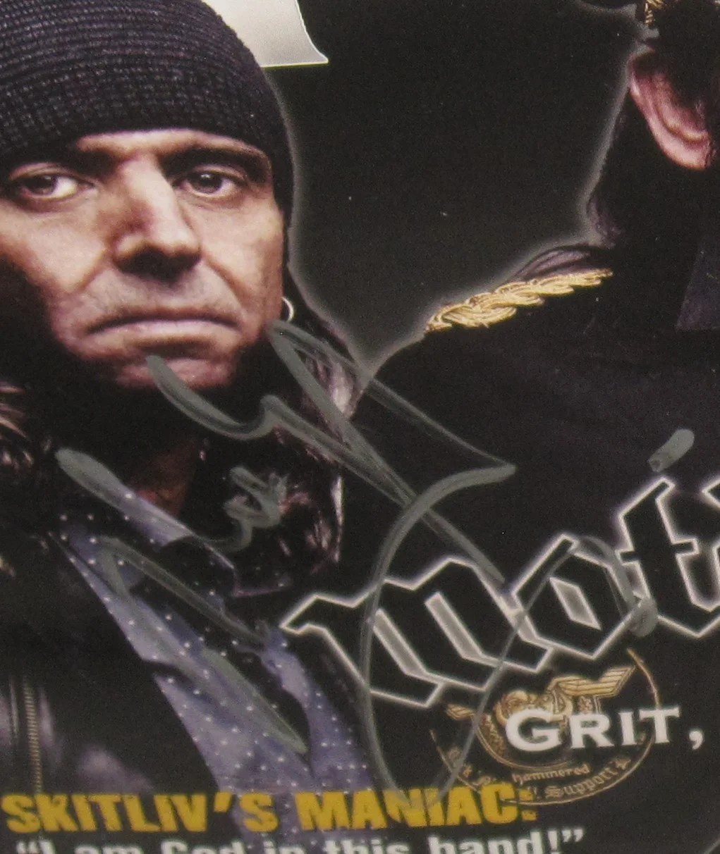 LEMMY KILMISTER SIGNED MOTORHEAD METAL MANIACS MAGAZINE ROCK AUTOGRAPH JSA LOAX3, изображение 5