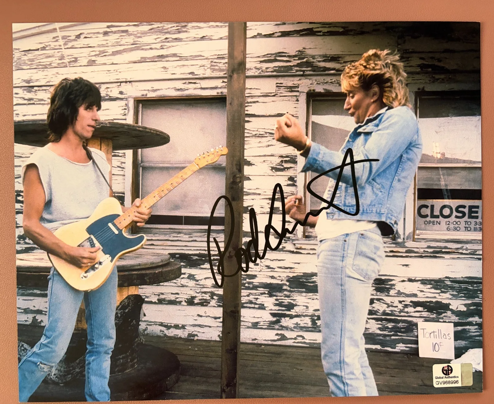 Rod Stewart Signed•Global Authentics COA•8x10 Autographed Color Photo•GA COA, image 2