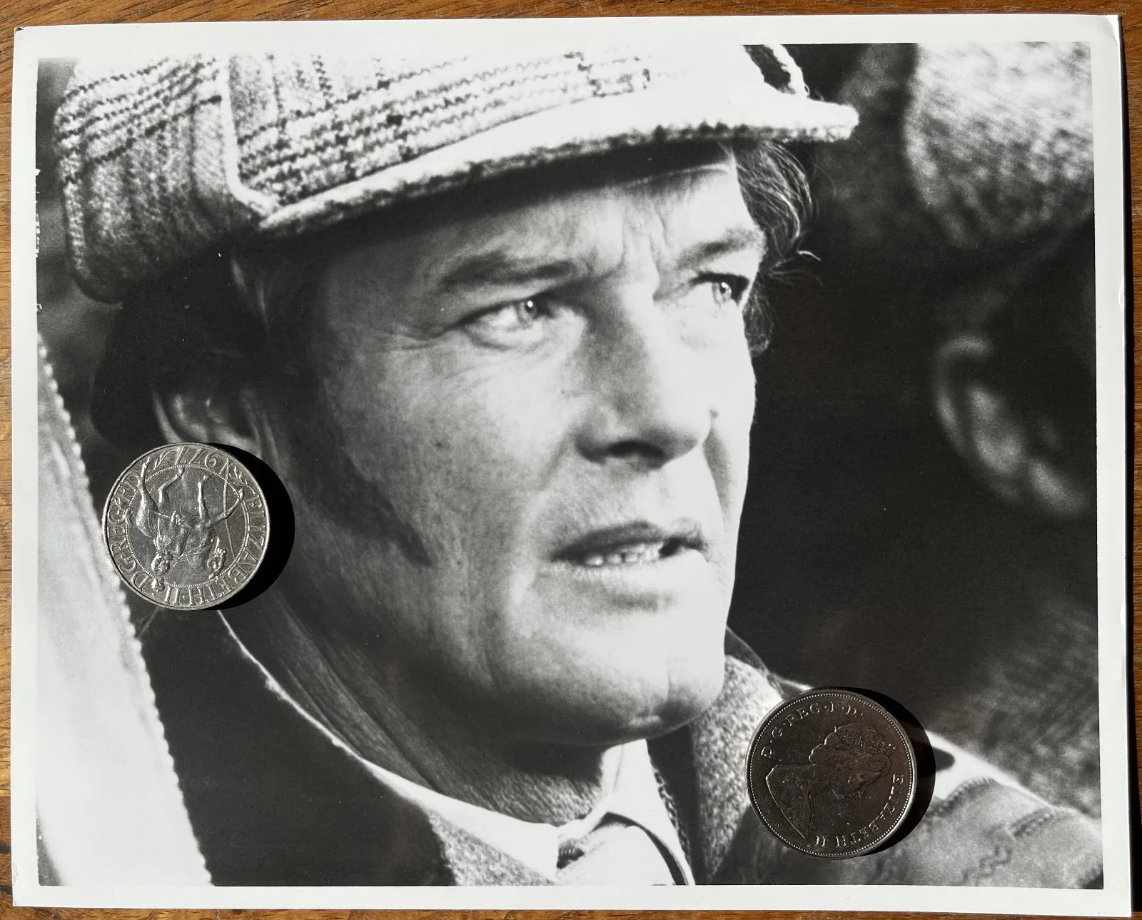 Roger Moore's Own Photo from his Pinewood Office. 'Sherlock Holmes' James Bond, image 2