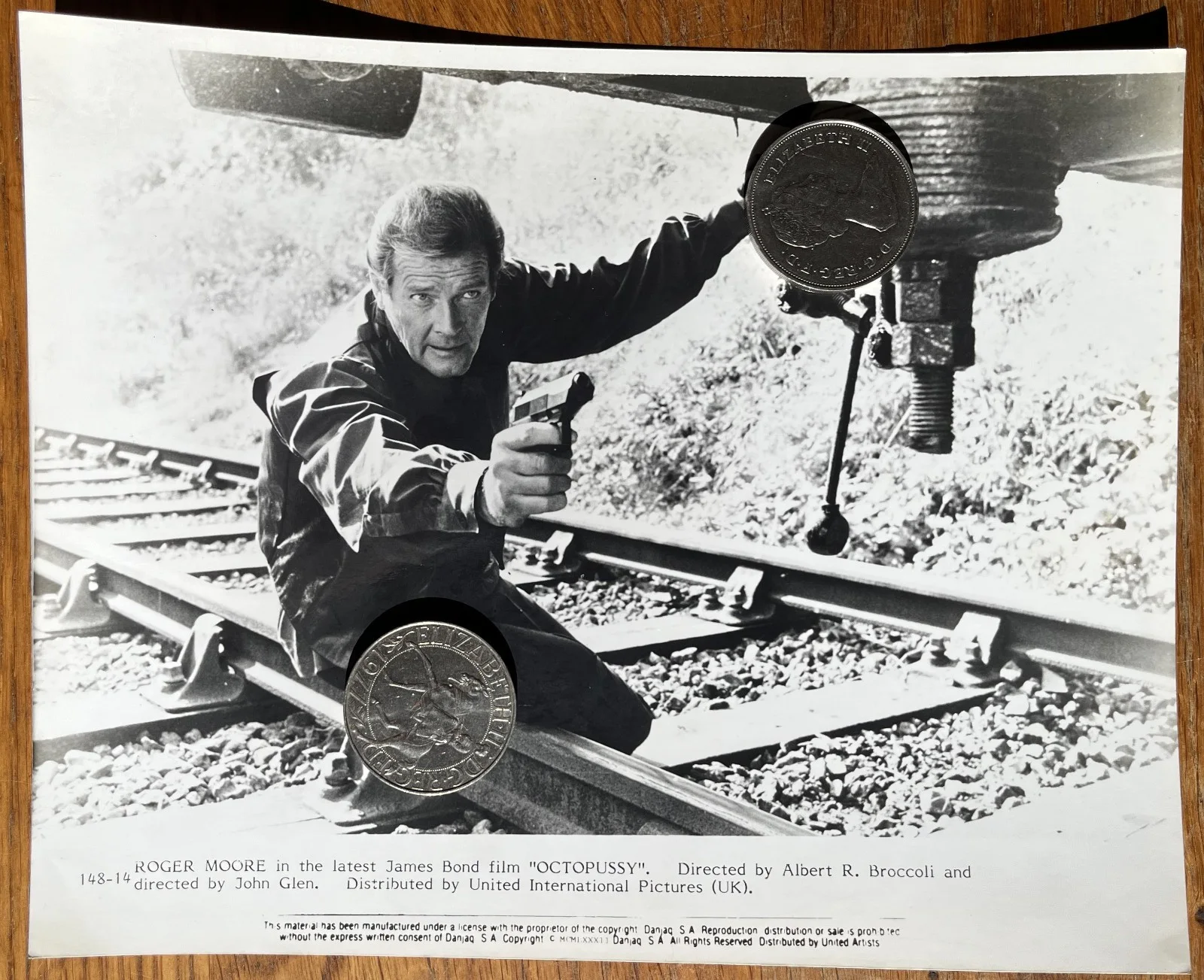 Roger Moore's Own Photo from his Pinewood Office. James Bond 'Octopussy', image 2