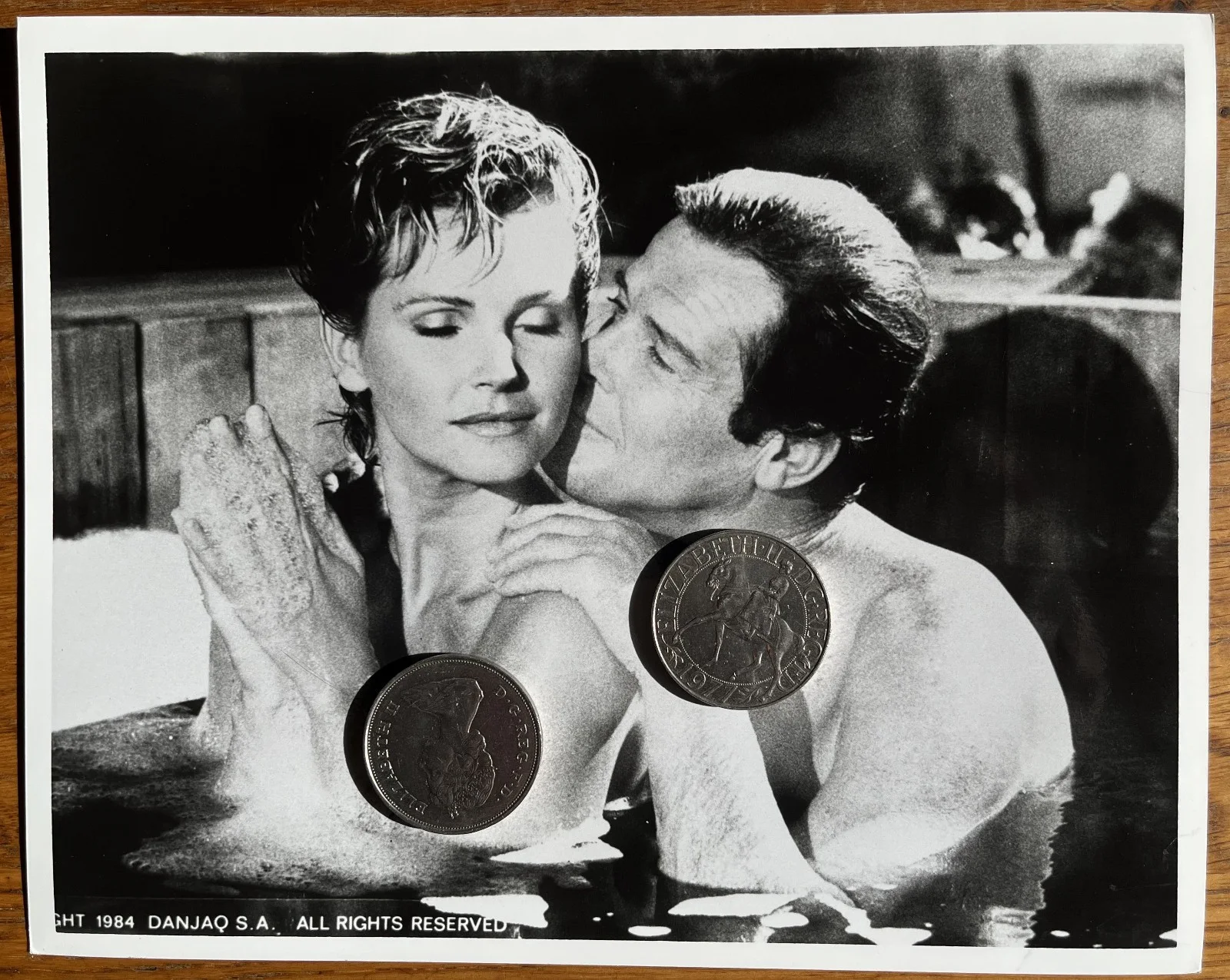 Roger Moore's Own Photo from his Pinewood Office. James Bond 'A View to a Kill', image 2