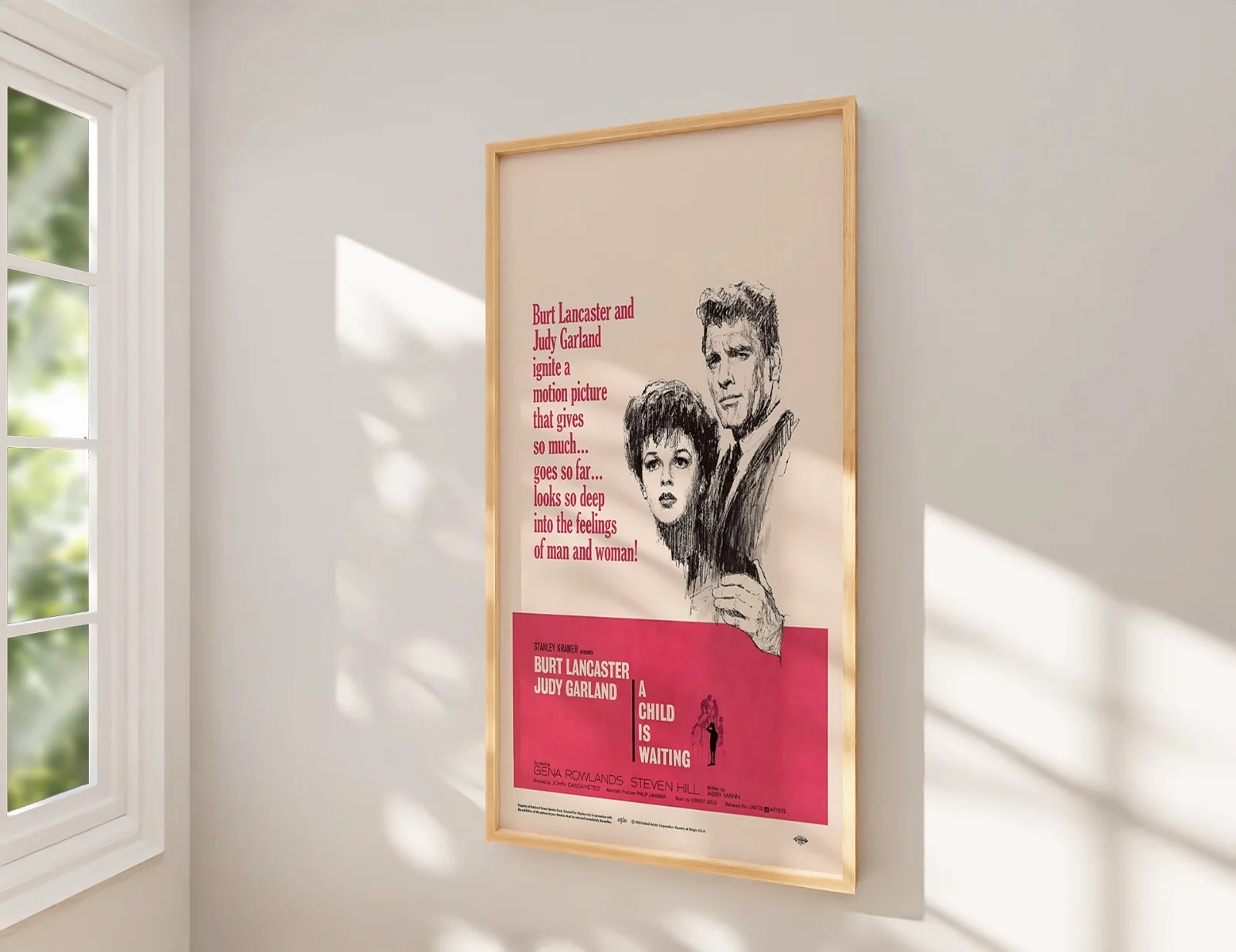 A Child Is Waiting 1963 - Burt Lancaster - Restored 27.2" x 41" US One Sheet, изображение 2