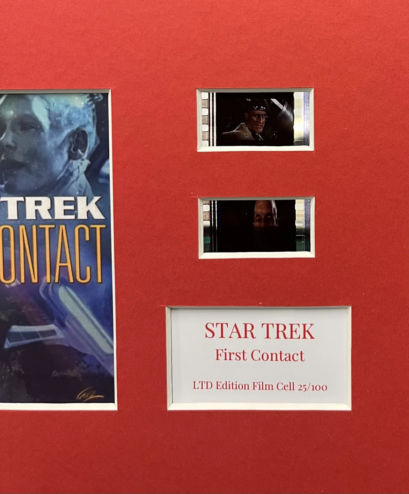 STAR TREK. FIRST CONTACT. 35mm Film Cell Mounted Display, image 3