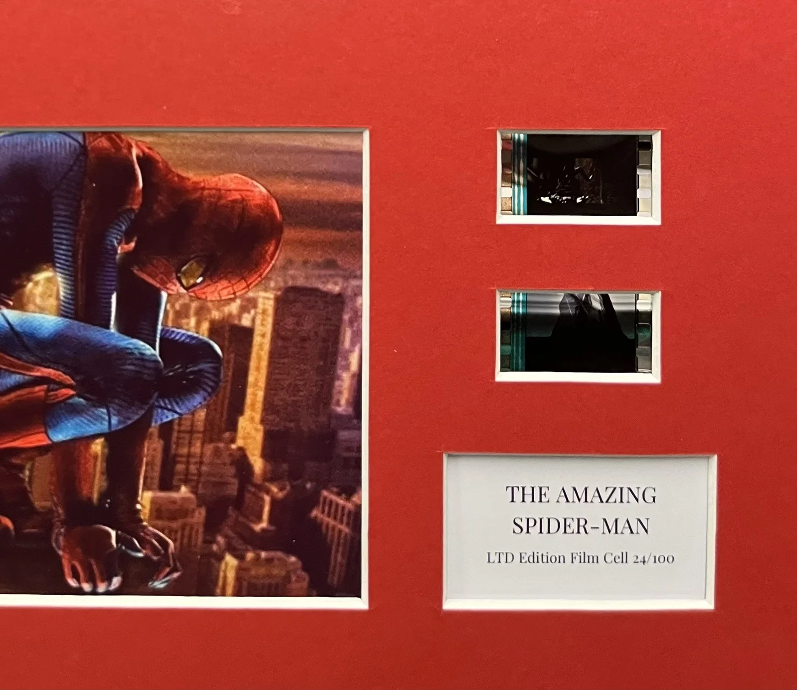 The Amazing. SPIDER - MAN 2 . 35mm Film Cell Mounted Display, изображение 2