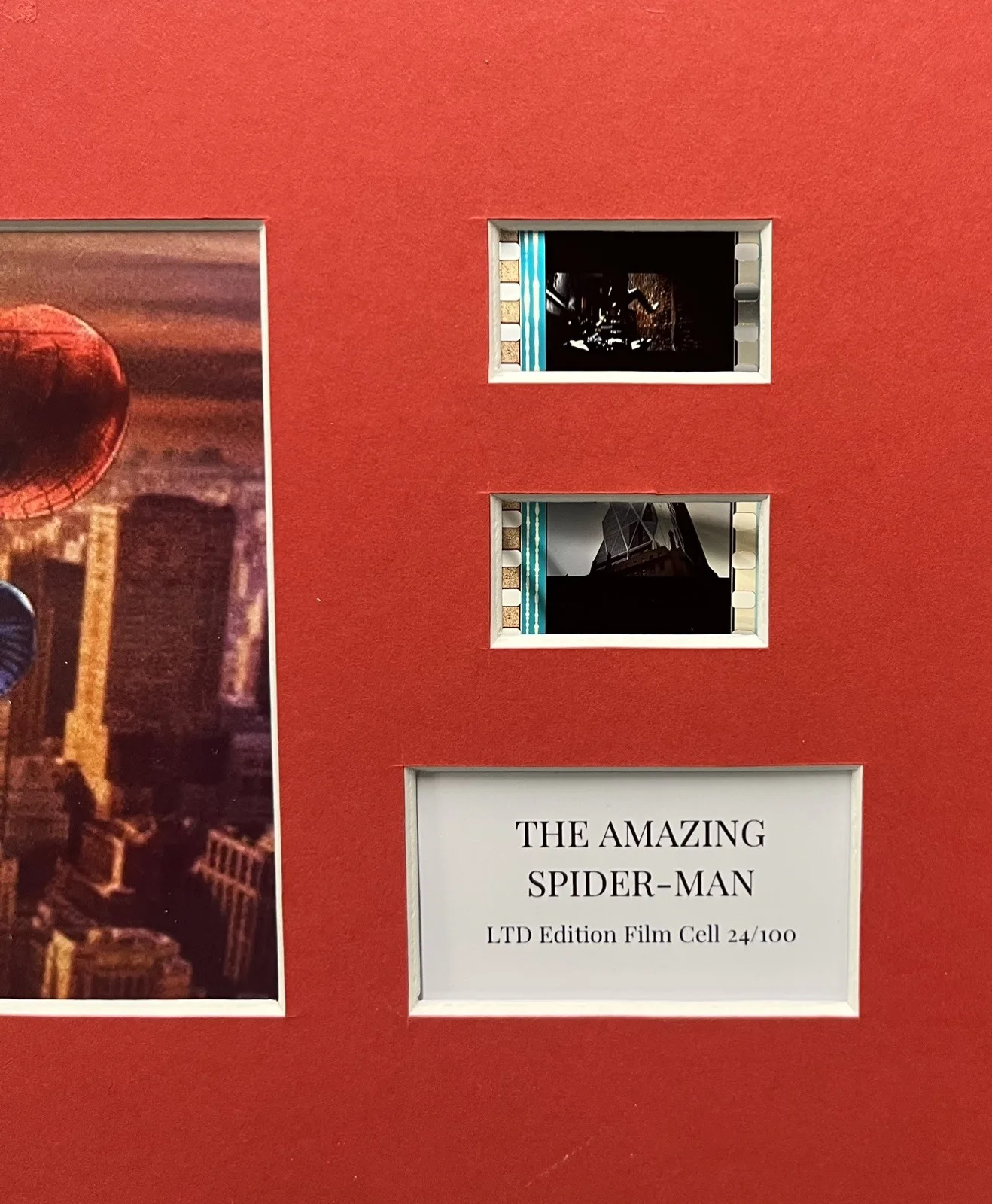 The Amazing. SPIDER - MAN 2 . 35mm Film Cell Mounted Display, изображение 4