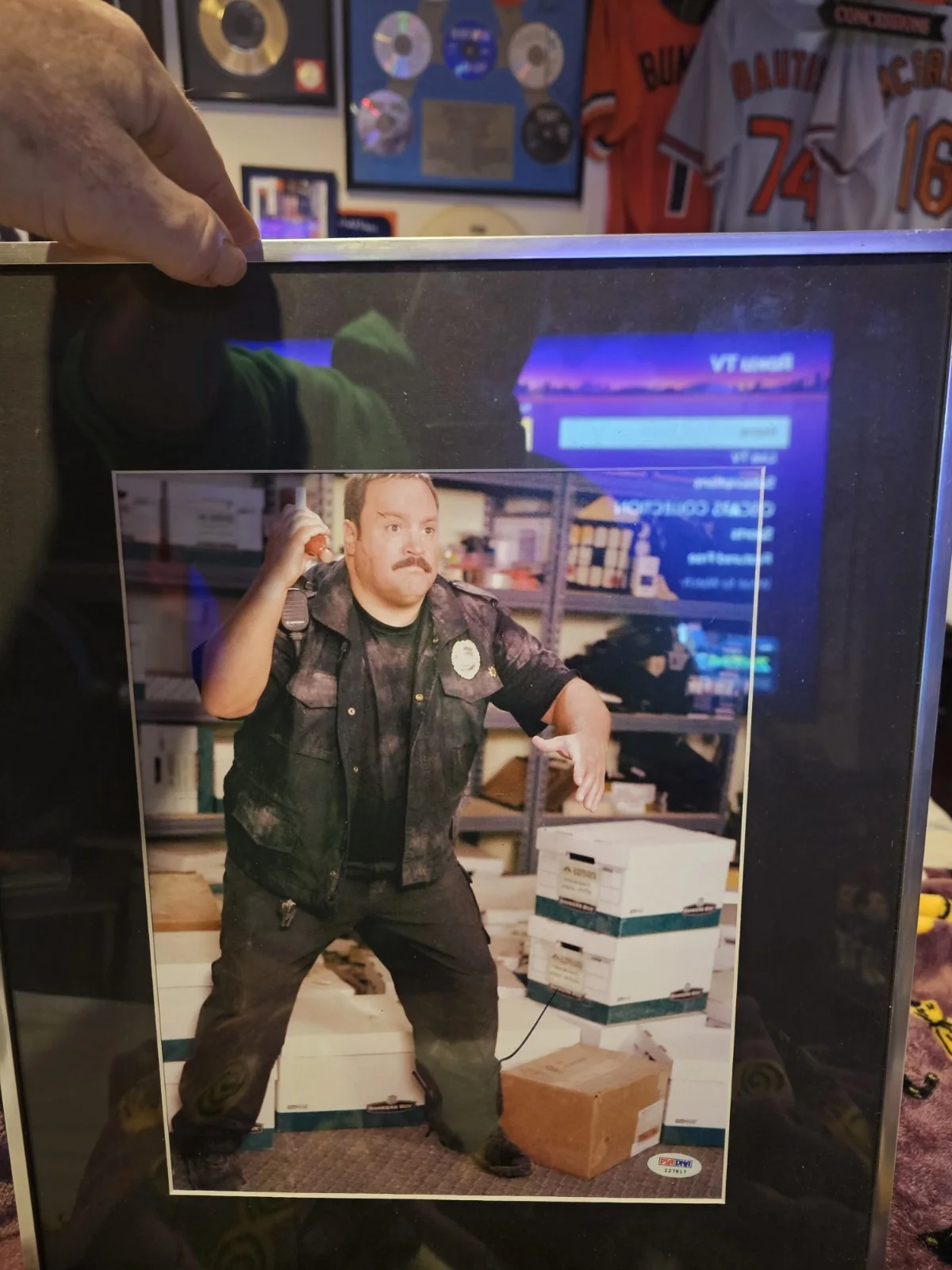 Kevin James Paul Blart Autographed Framed 11x14 Color Photo. Psa, изображение 2