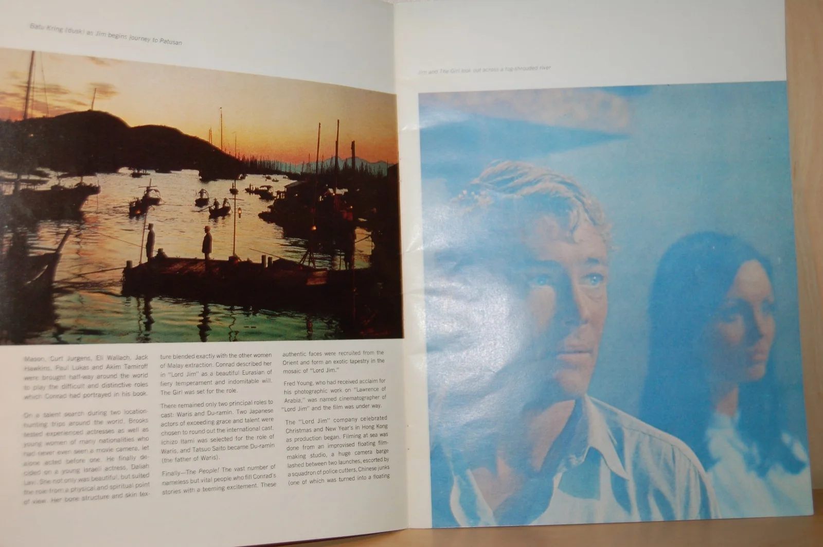 1964 LORD JIM PRODUCTION BOOK - RICHARD BROOKS - PETER O'TOOLE - RARE, изображение 3