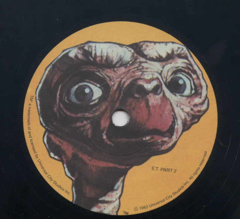 E.T. MOVIE EXCERPTS. 1982 UK 7" SINGLE., image 4
