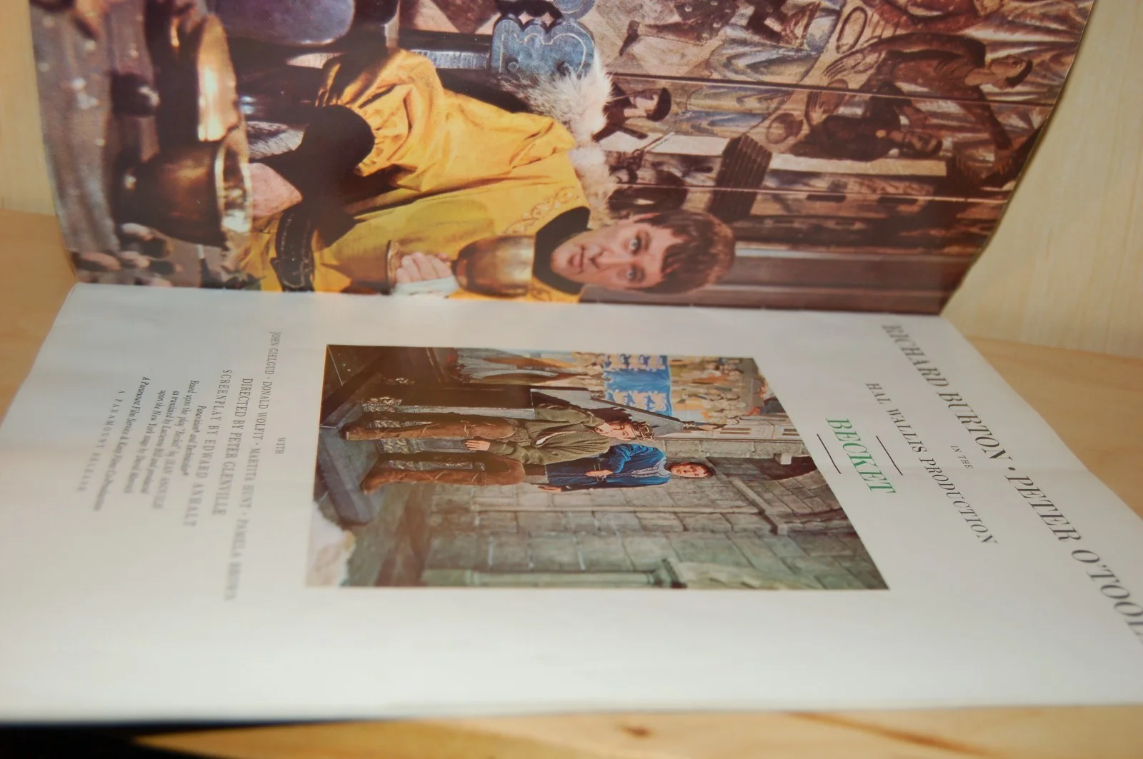 1964 Becket PRODUCTION BOOK - HAL WALLIS - PETER O'TOOLE - RICHARD BURTON, image 2