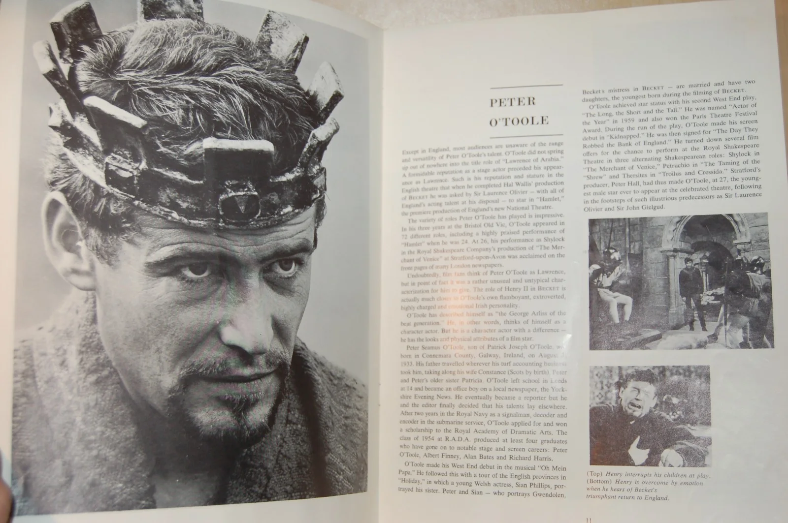 1964 Becket PRODUCTION BOOK - HAL WALLIS - PETER O'TOOLE - RICHARD BURTON, image 3