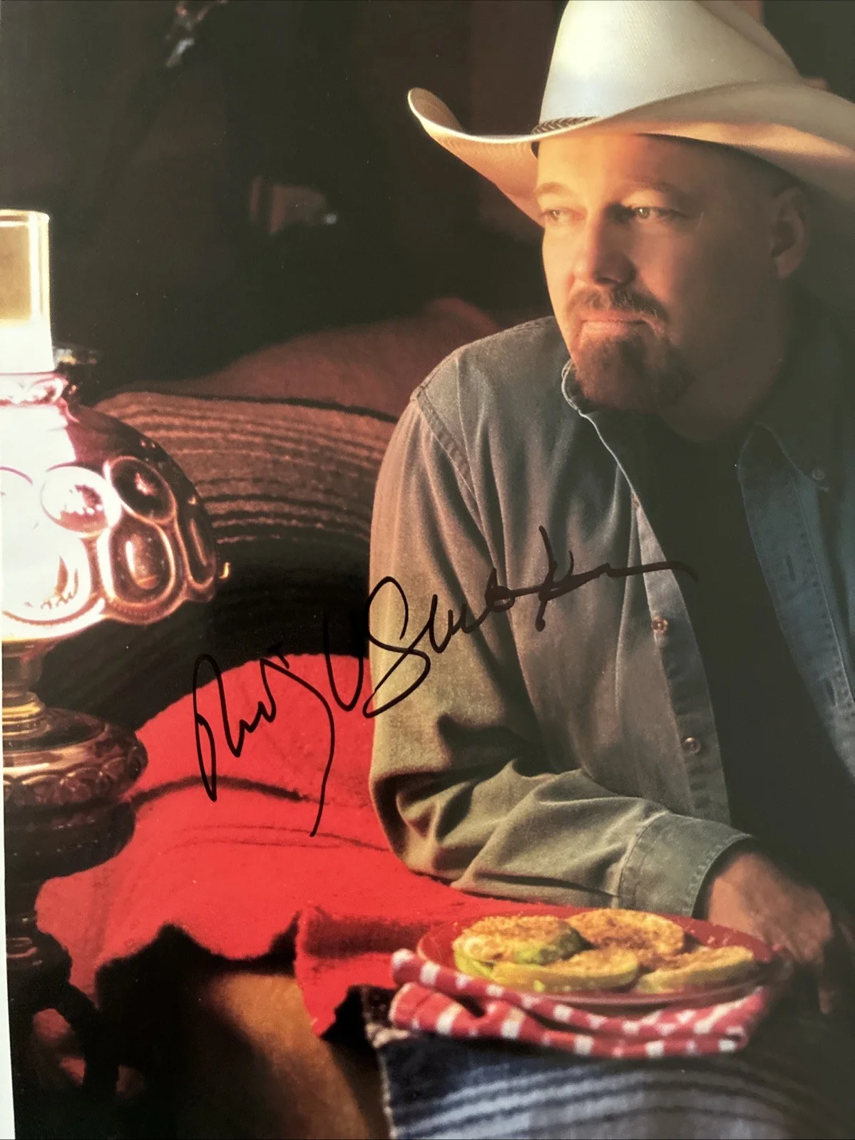 Ricky Van Shelton Signed Autograph 8x10 Country Singer, изображение 2
