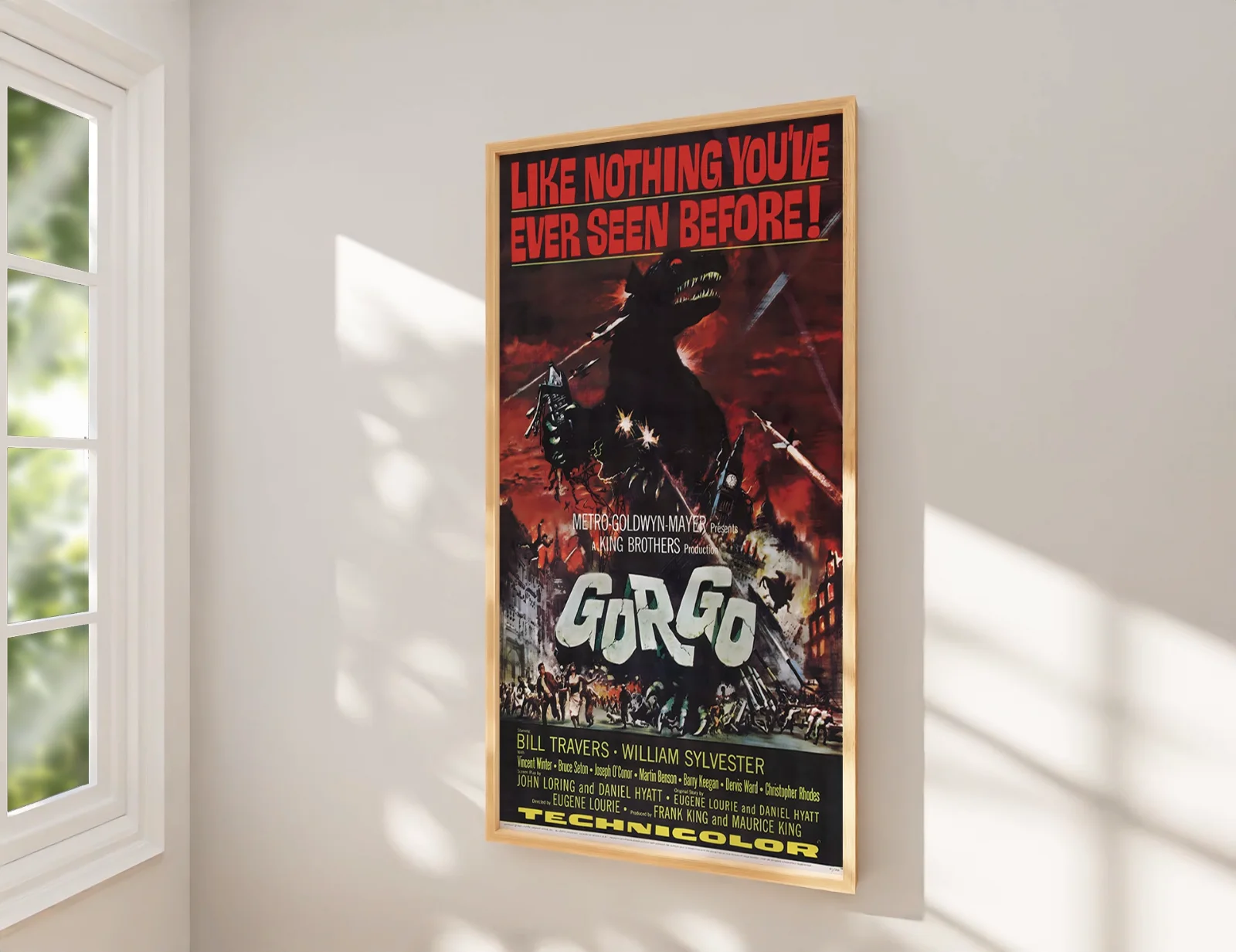 Gorgo 1961 - British Lion Monster Film - Restored 27.2" x 41" US One Sheet, image 2