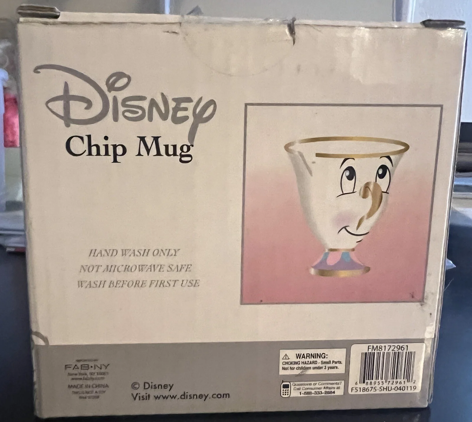 Bradley Pierce , Beauty And The Beast , Chip , Autographed , Signed Tea Cup, image 2