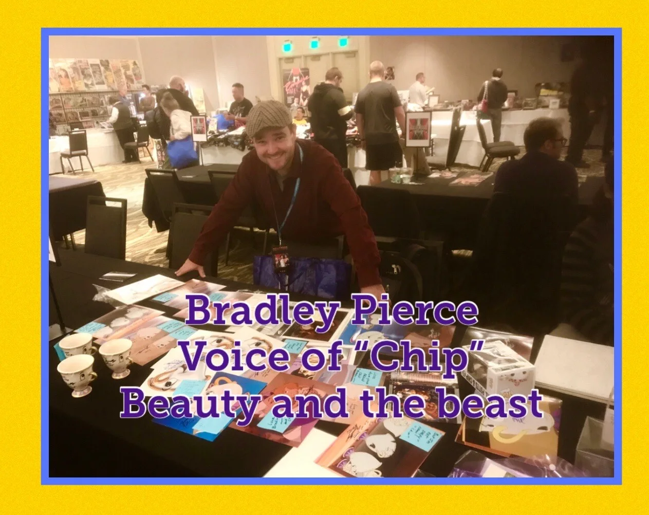 Bradley Pierce , Beauty And The Beast , Chip , Autographed , Signed Tea Cup, image 5