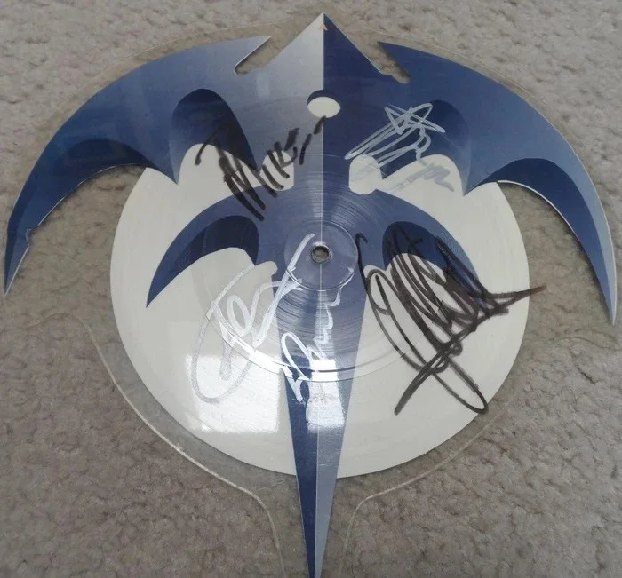 QUEENSRYCHE JSA CERTIFIED AUTHENTIC AUTOGRAPHED/SIGNED PICTURE DISC GEOFF TATE, image 3
