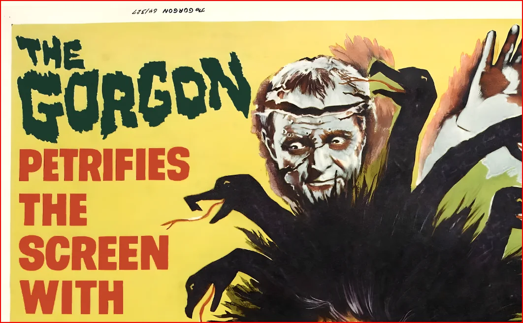 The Gorgon 1964 Hammer Film - Restored 27.2" x 41" US One Sheet, image 3