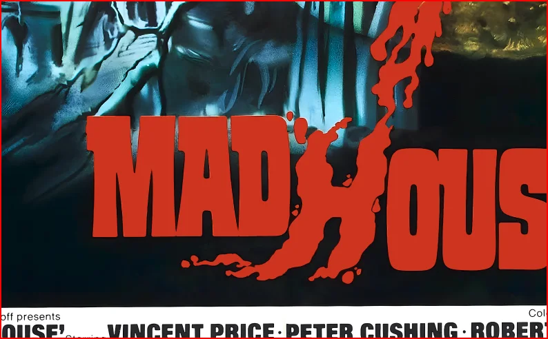 Madhouse - 1974 American International Film - Restored 27.2" x 41" US One Sheet, изображение 5