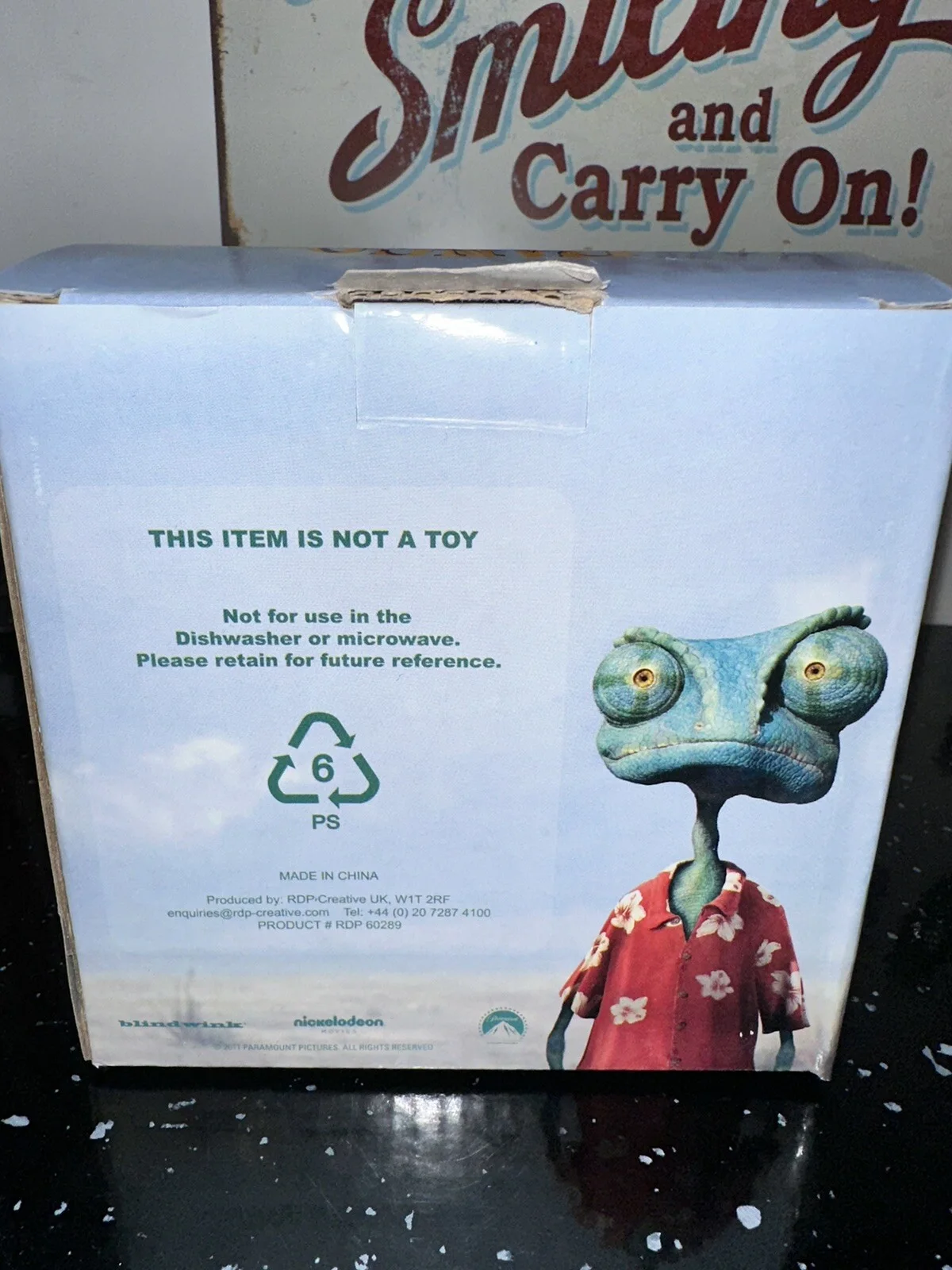 Rango Movie Merchandise Cactus Cup New Old Stock 2011 BNIB, изображение 3