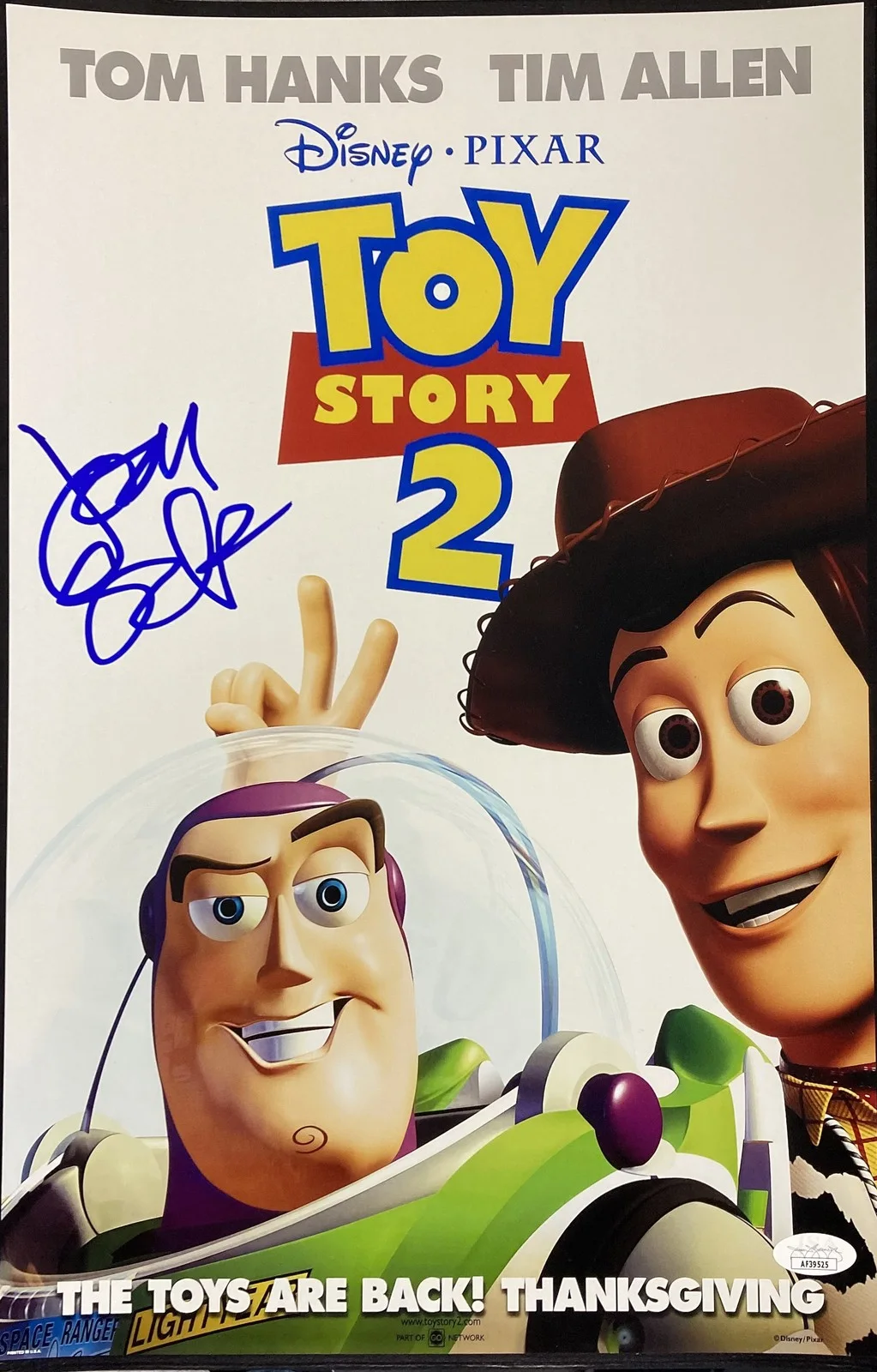 Joan Cusack — Joan Cusack Signed 11x17 Toy Story 2 Movie Poster Photo JSA