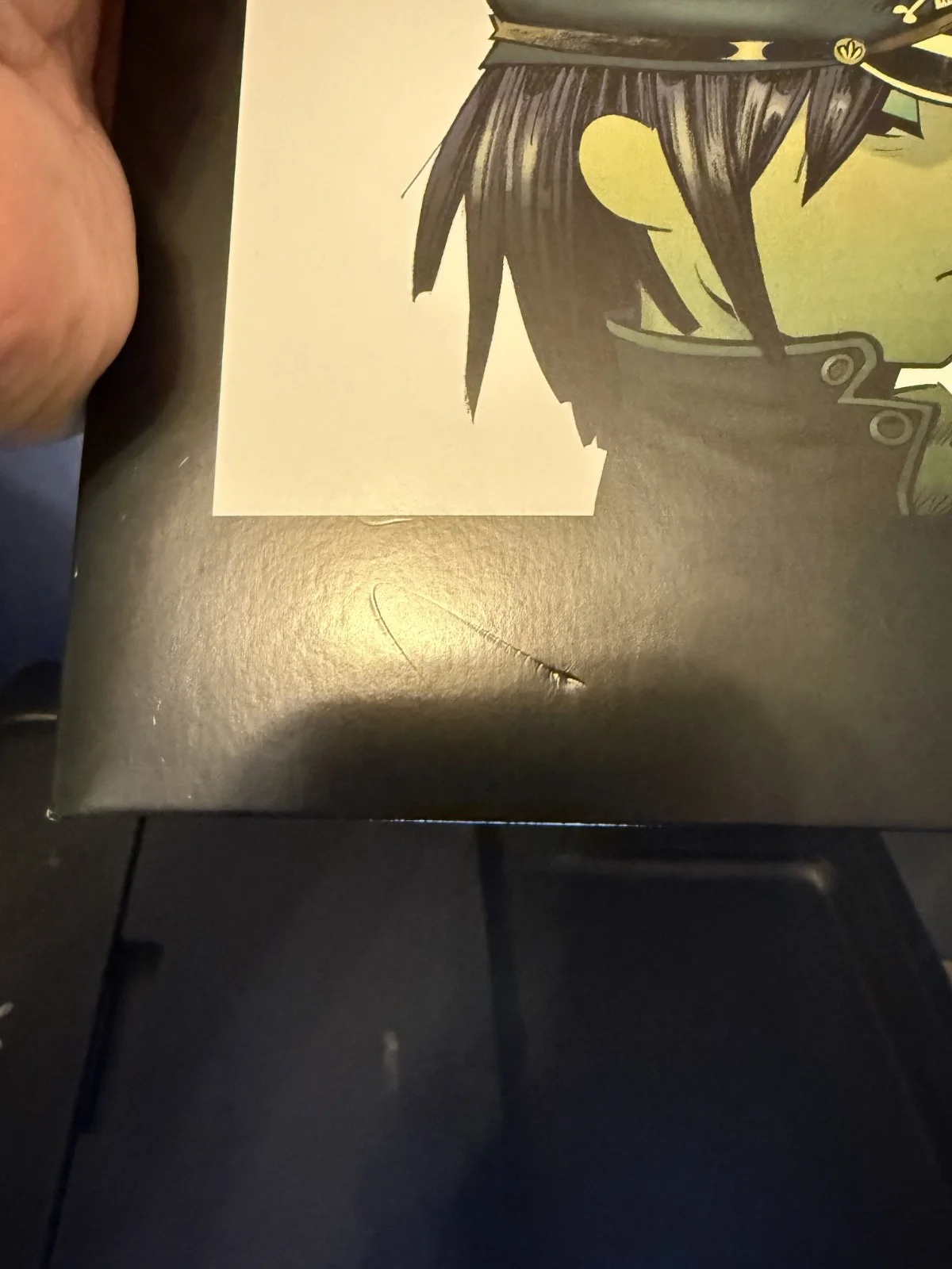 Damon Albarn & Jamie Hewlett signed Gorillaz Demon Days 12" lp album, image 4
