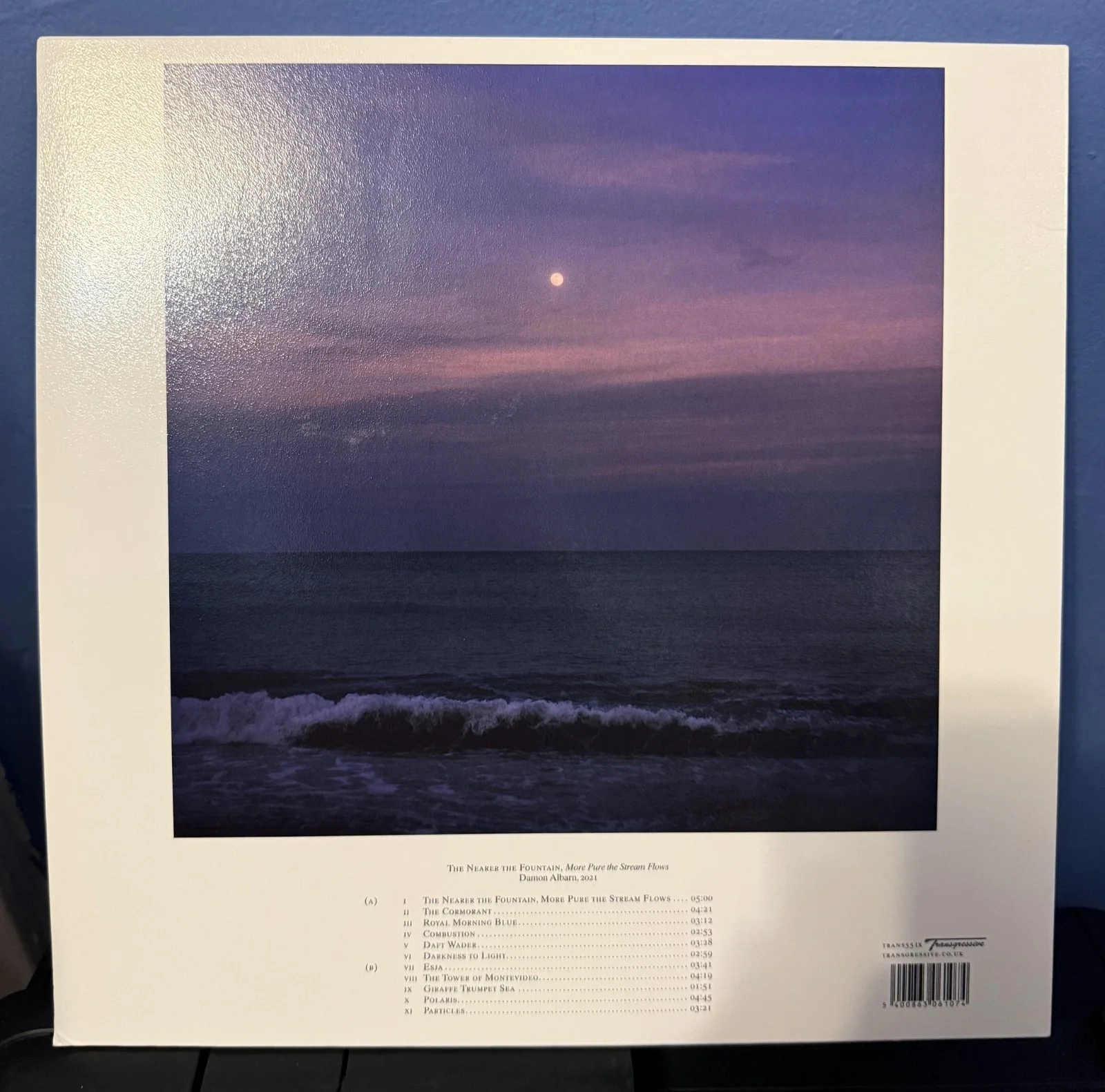 Damon Albarn signed The Nearer the Fountain... 12" lp album, изображение 3