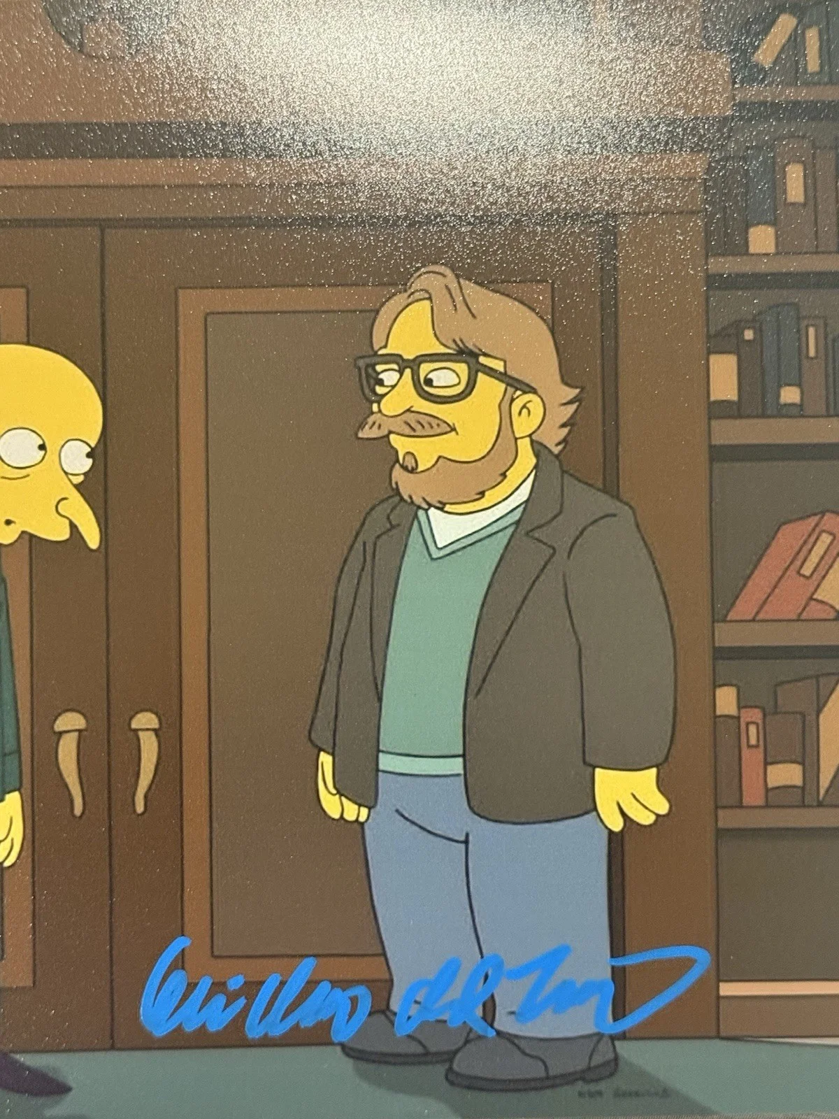 Guillermo Del Toro — GUILLERMO DEL TORO SIGNED 8x10 AUTOGRAPH THE SIMPSONS PHOTO BECKETT BQ95721, image 2