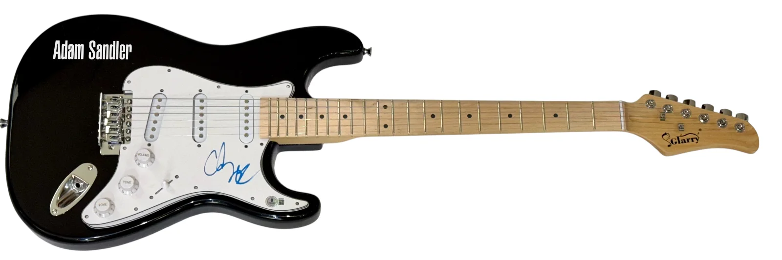 Adam Sandler — Adam Sandler Signed Autograph Electric Guitar The Wedding Singer Beckett COA, image 2