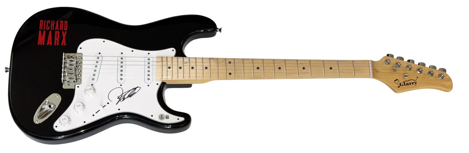 Guitarra Eléctrica Autógrafo Firmado Richard Marx Repetidor Delincuente Cantante Beckett Certificado de Autenticidad, изображение 2