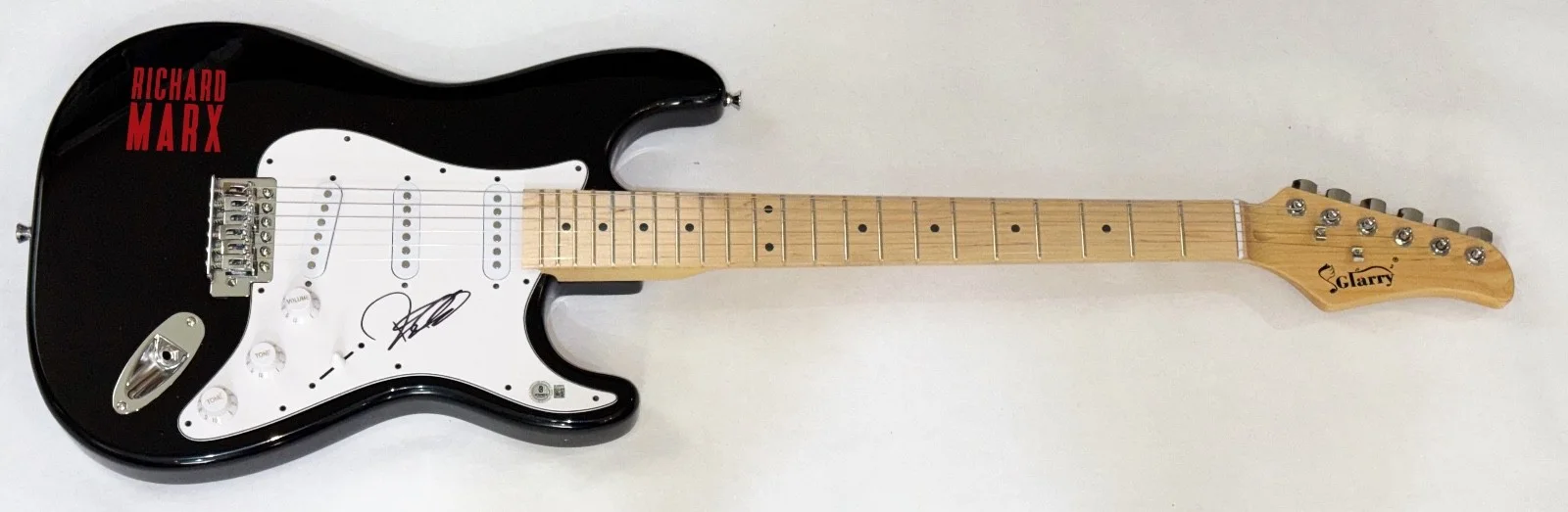 Guitarra Eléctrica Autógrafo Firmado Richard Marx Repetidor Delincuente Cantante Beckett Certificado de Autenticidad, изображение 3