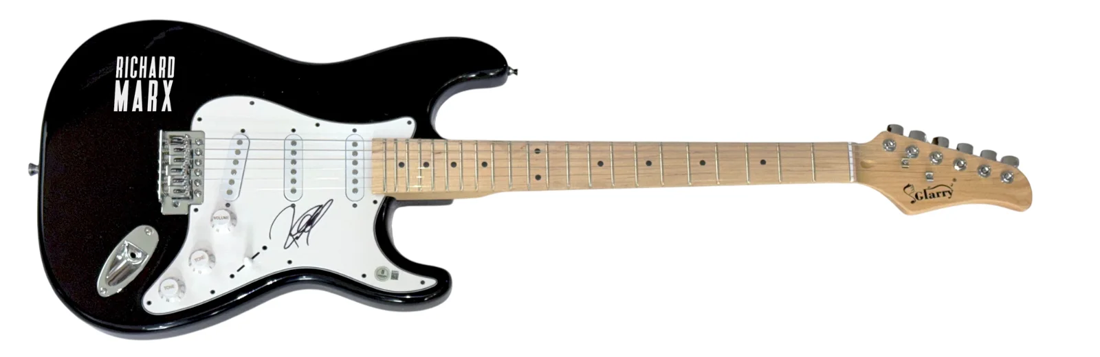 Richard Marx Signed Autograph Electric Guitar Repeat Offender Singer Beckett COA, изображение 2