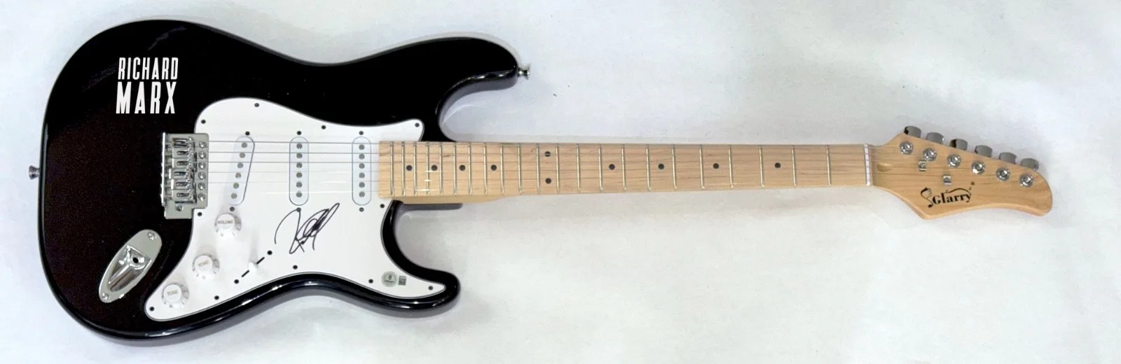 Richard Marx Signed Autograph Electric Guitar Repeat Offender Singer Beckett COA, изображение 3