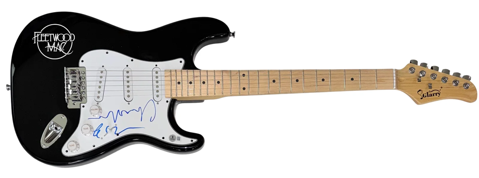 Lindsey Buckingham Christine McVie Fleetwood Mac Signed Electric Guitar BAS COA, image 2