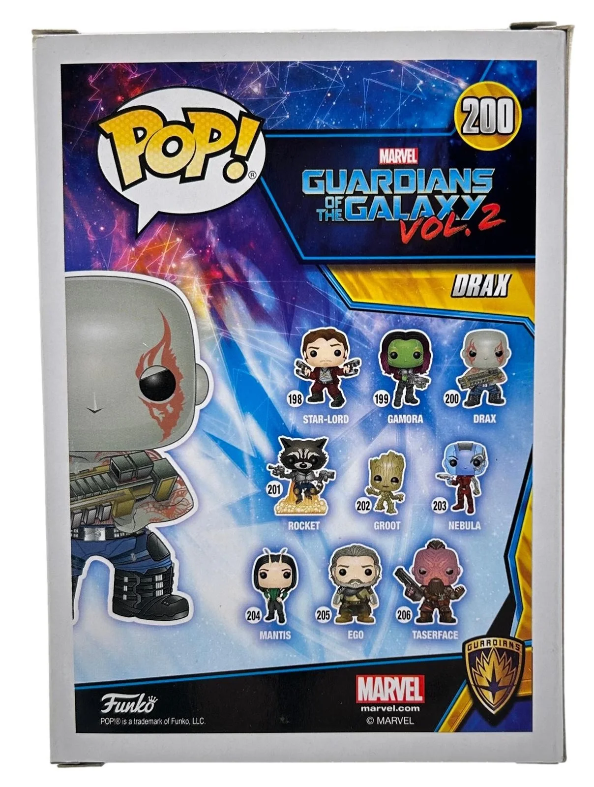 Dave Bautista — Dave Bautista Signed #200 Drax Bobble-Head Funko Pop Inscribed "Drax" (JSA COA), image 5