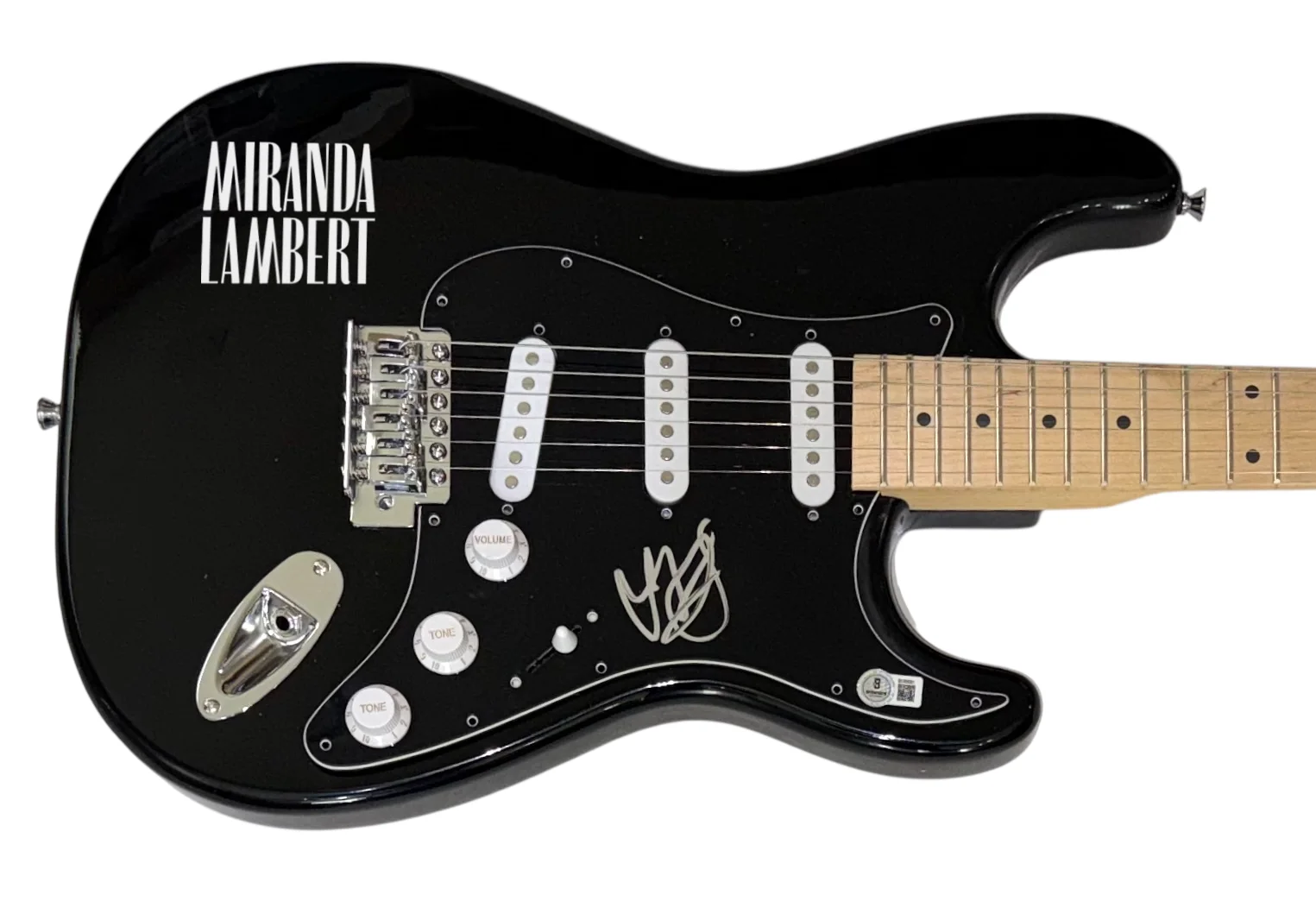 Miranda Lambert Signed Autograph Electric Guitar Country Music Star Beckett COA, image 2