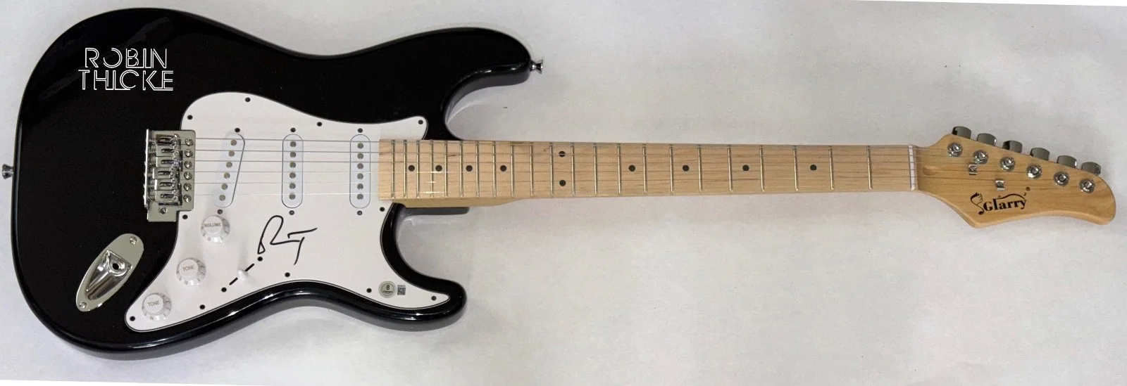 Robin Thicke Signed Autograph Electric Guitar Blurred Lines Singer Beckett COA, изображение 3