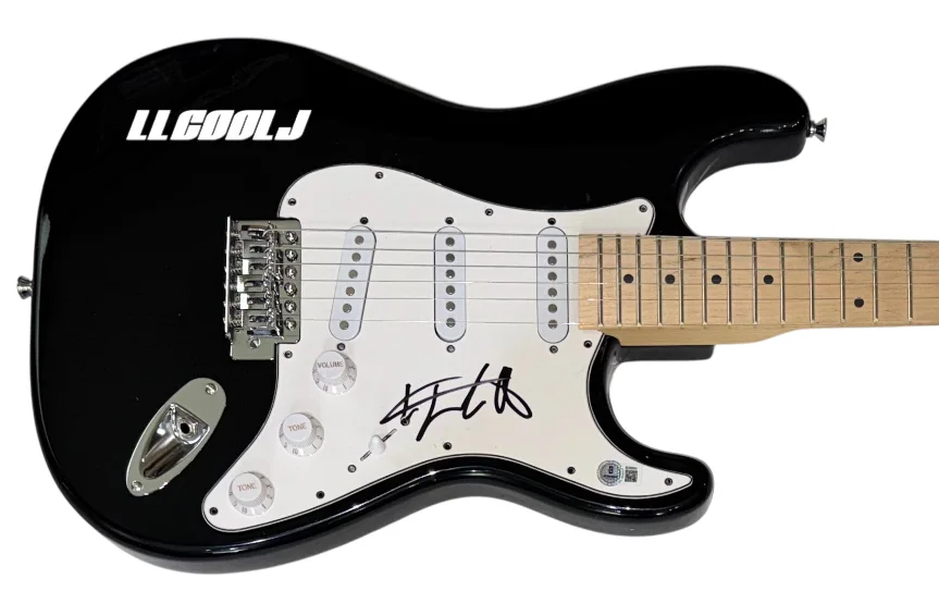 LL Cool J Signed Autograph Electric Guitar Mama Said Knock You Out Beckett COA, image 2