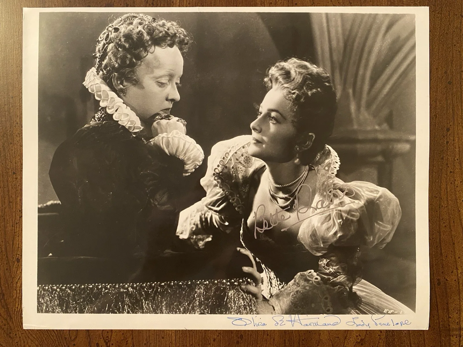 Bette Davis, Olivia De Havilland — Bette Davis Olivia De Havilland Signed Autographed Photo With COA BOTH RARE