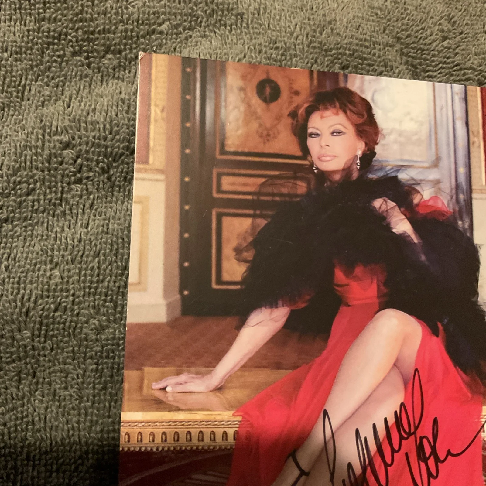 Sophia Loren — Sophia Loren 4x6 Autographed Hand Signed photo No Coa, изображение 2