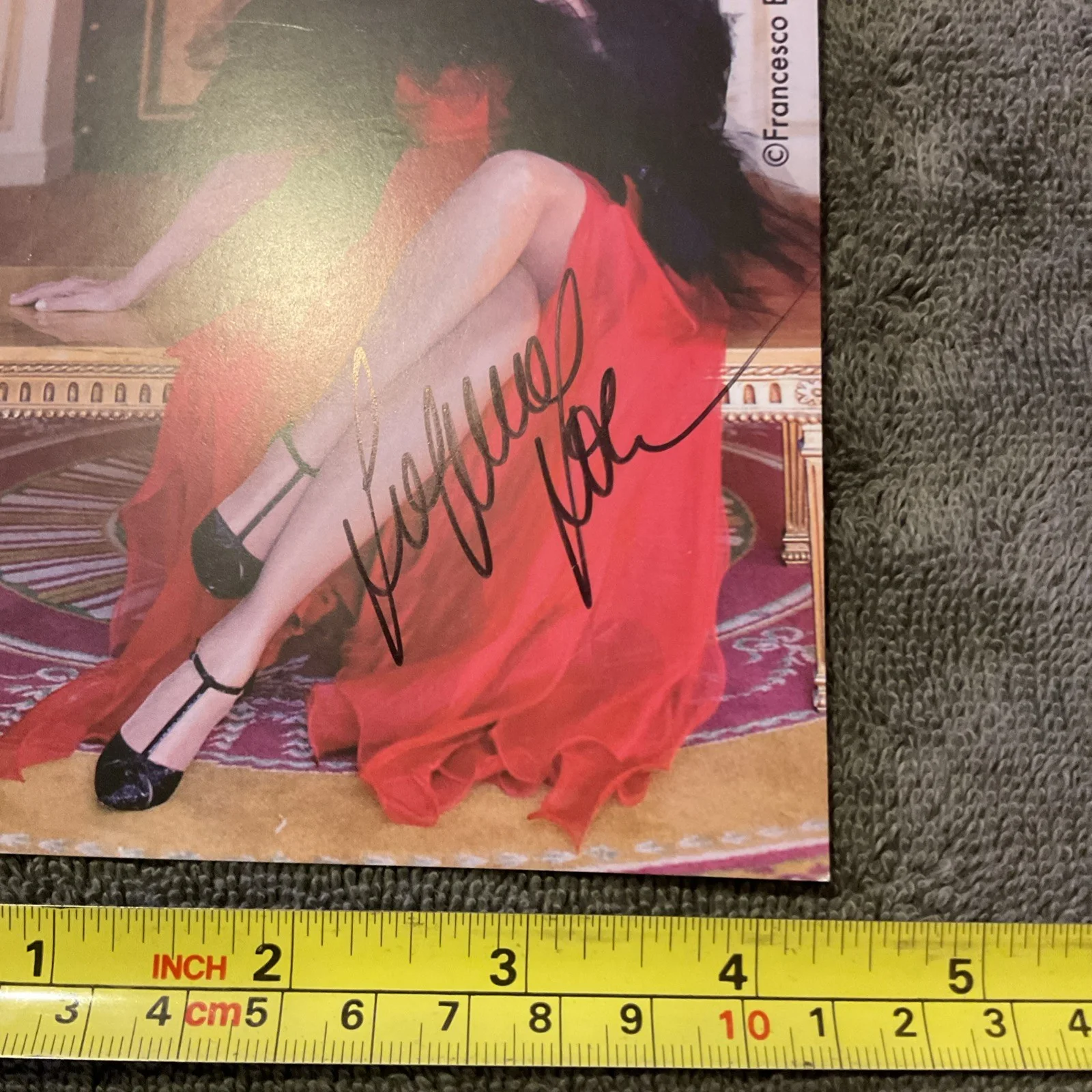 Sophia Loren — Sophia Loren 4x6 Autographed Hand Signed photo No Coa, изображение 4