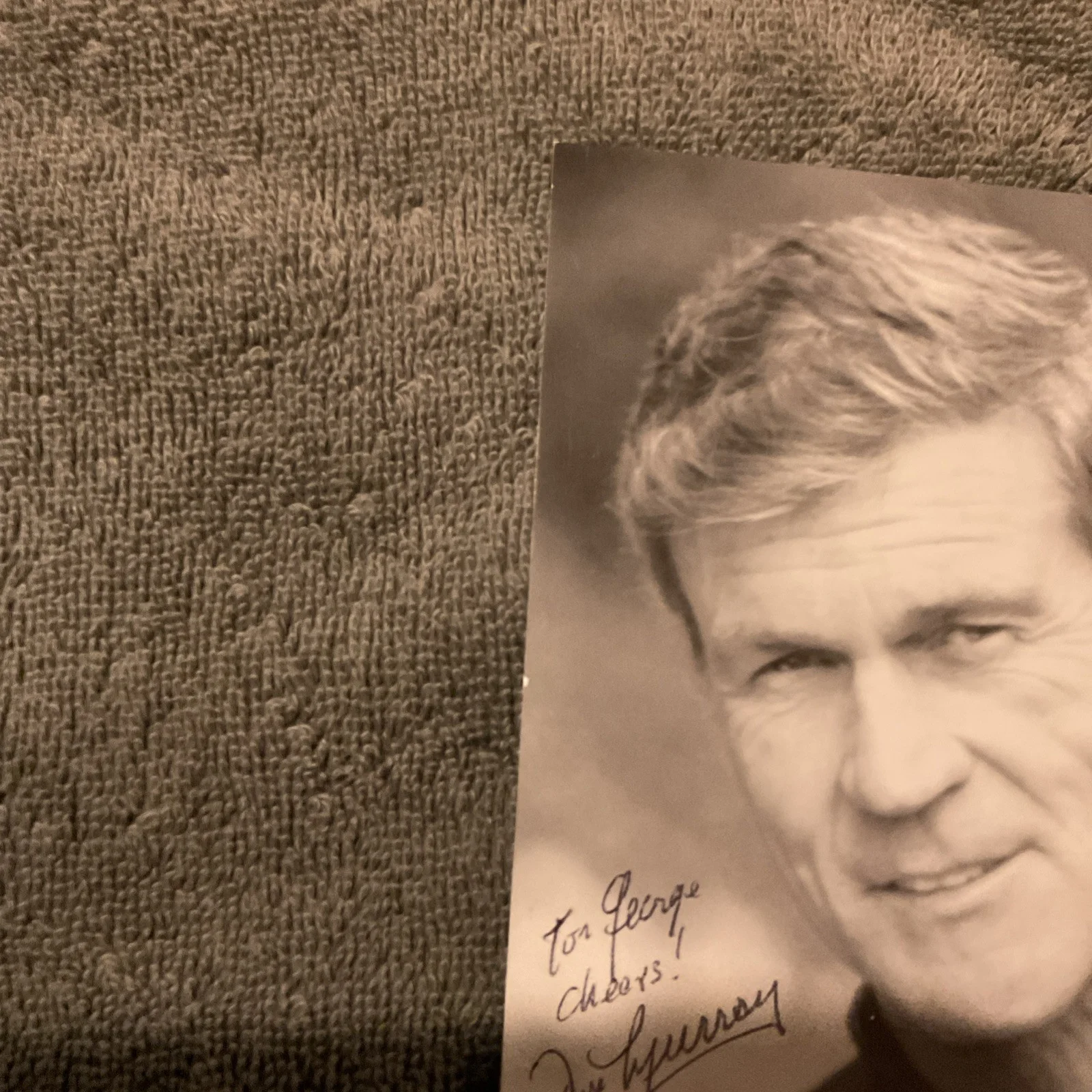 Don Murray — DON MURRAY("The Outcasts/Knots Landing")Signed 4 X 6 B&W Photo No Coa, image 2