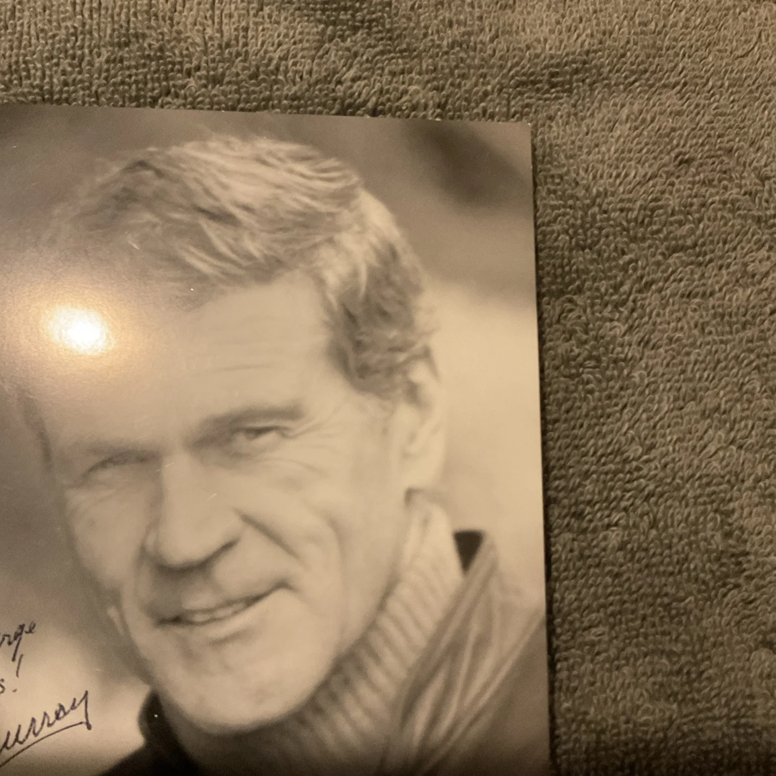 Don Murray — DON MURRAY("The Outcasts/Knots Landing")Signed 4 X 6 B&W Photo No Coa, image 3