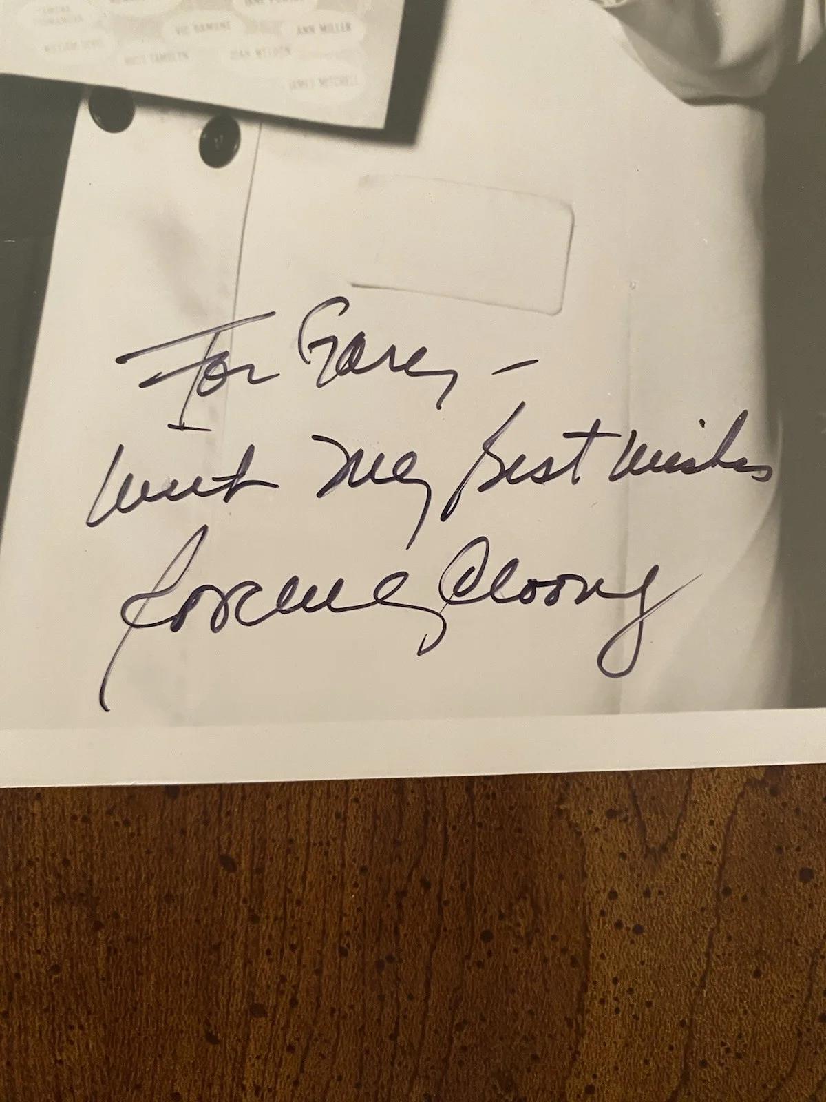 Rosemary Clooney, Jose Ferrer — Rosemary Clooney Jose Ferrer Signed Autographed Photo With COA Deep In My Heart, изображение 4